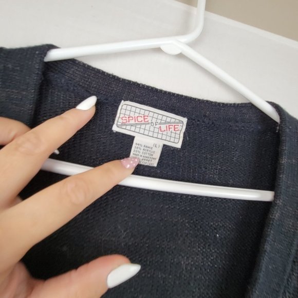 Vintage Argyle Dark Academia Cardigan - Picture 8 of 9